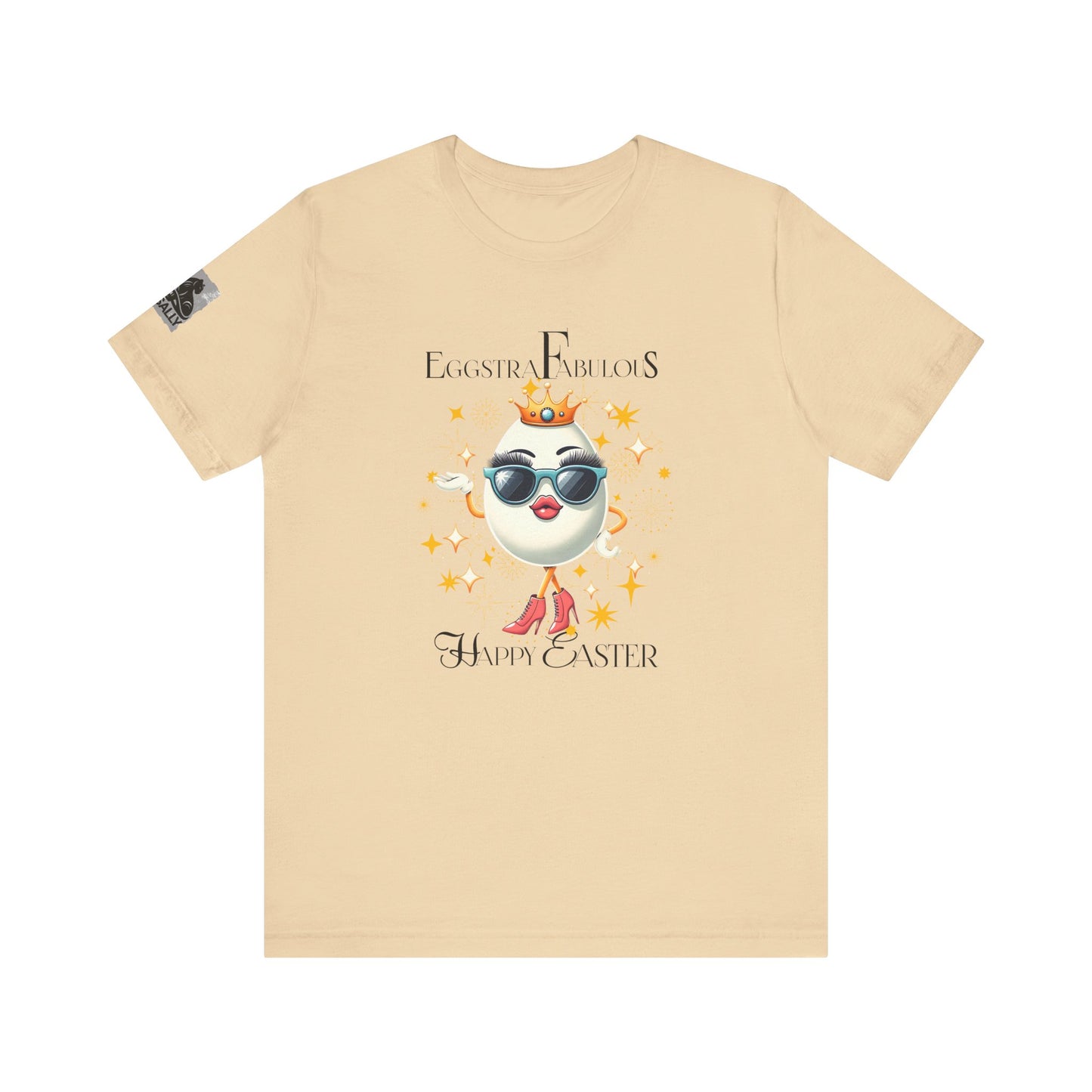Eggstra Fabulous! Elegant Version White –Funny Easter Egg T-Shirt