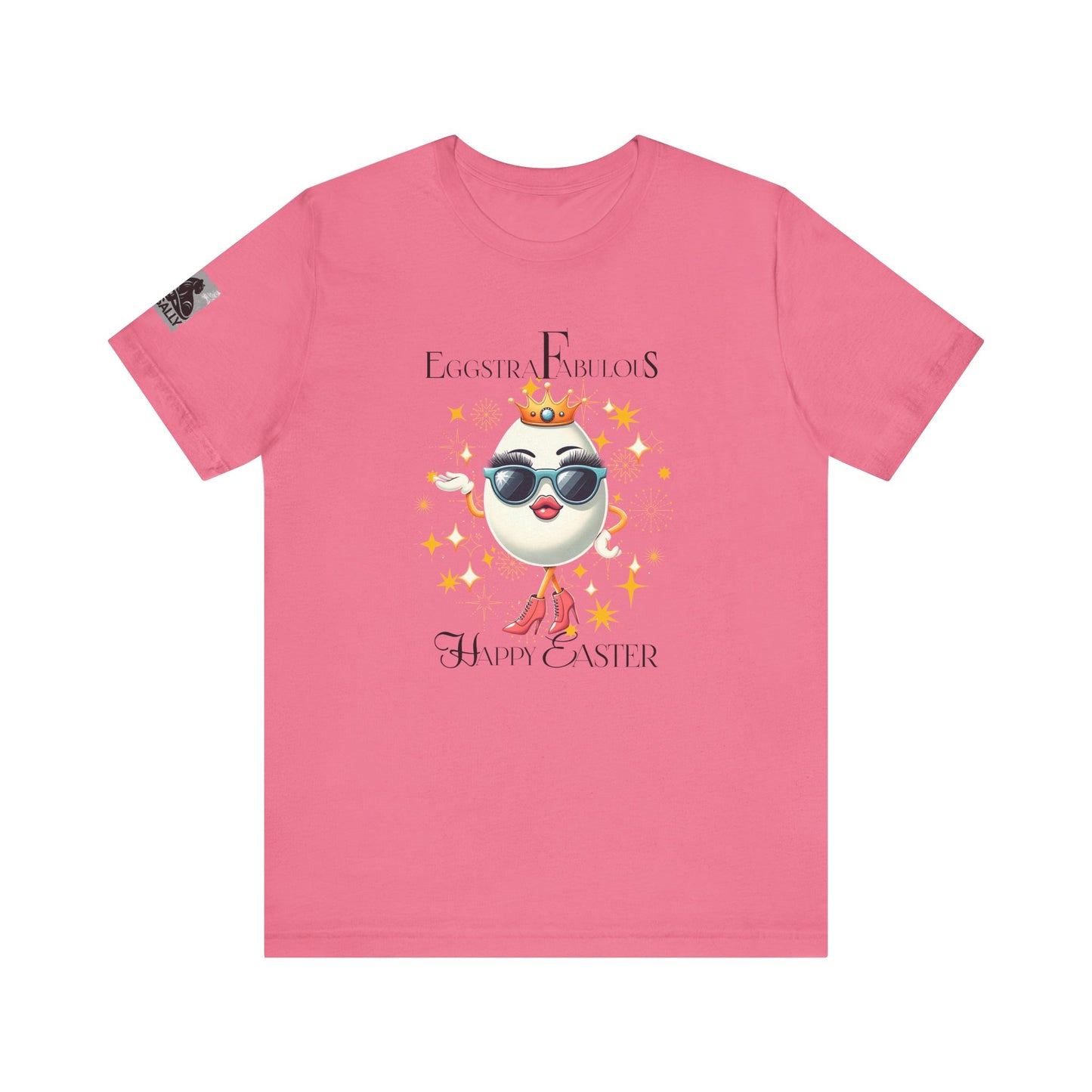 Eggstra Fabulous! Elegant Version White –Funny Easter Egg T-Shirt