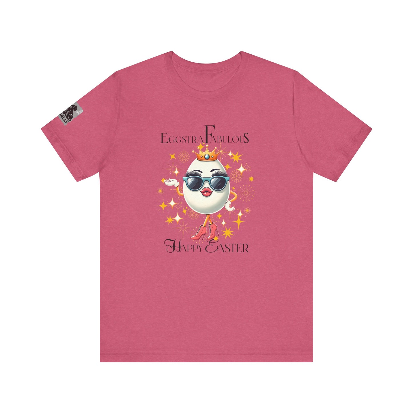 Eggstra Fabulous! Elegant Version White –Funny Easter Egg T-Shirt
