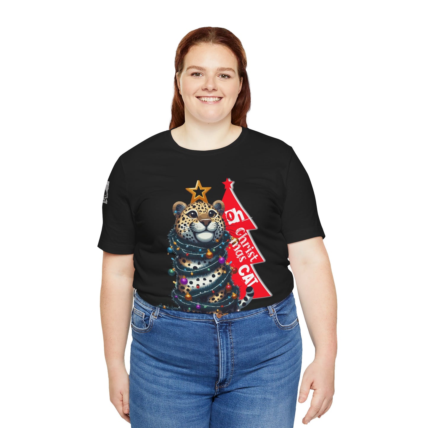 Oh, Christmas Cat! Red T-Shirt