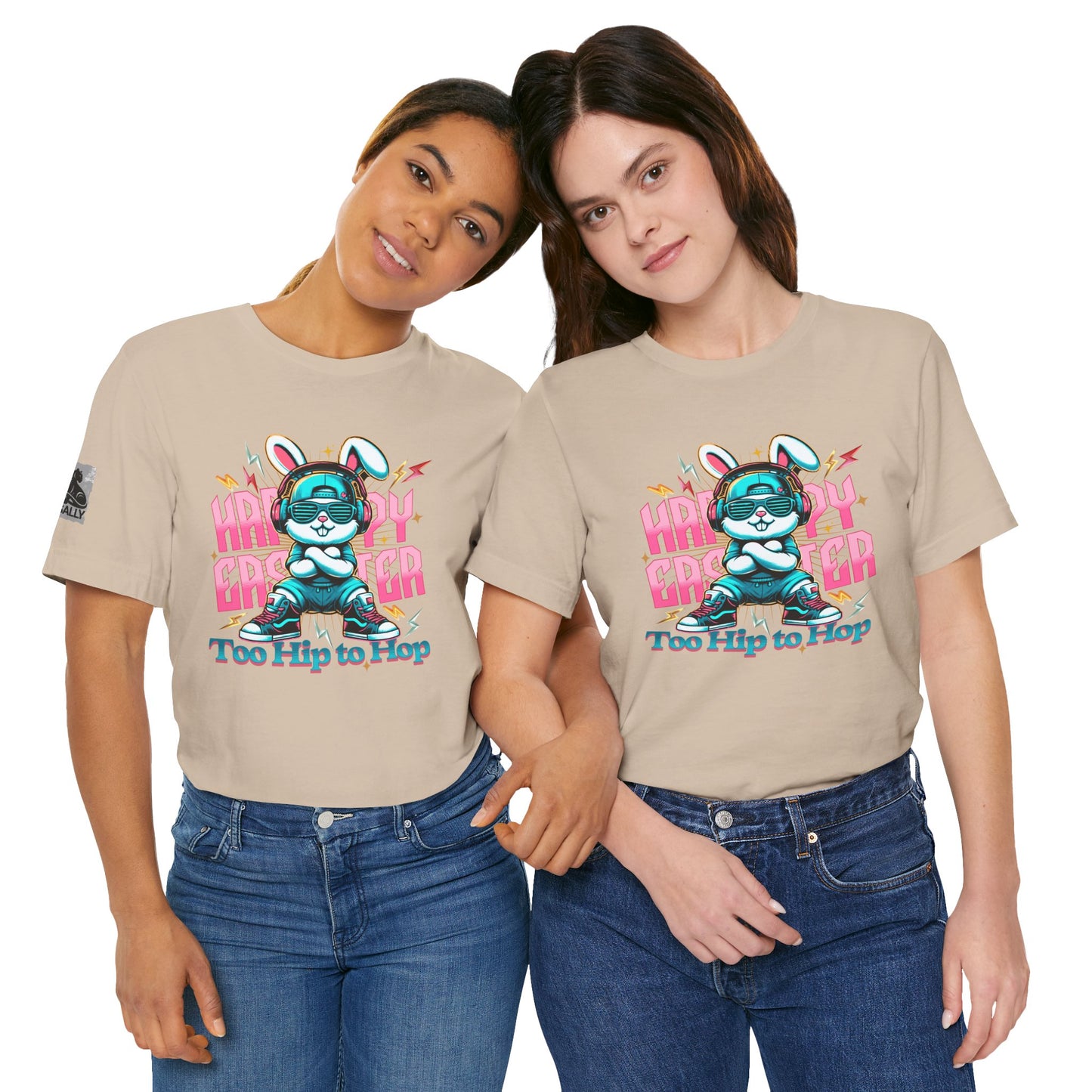 Too Hip to Hop – Cool Bunny Easter T-Shirt