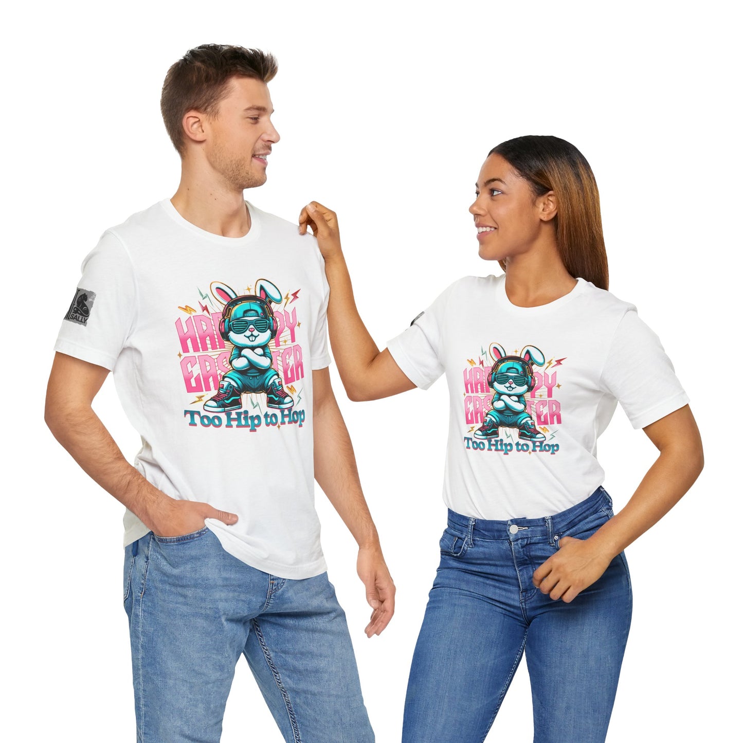 Too Hip to Hop – Cool Bunny Easter T-Shirt