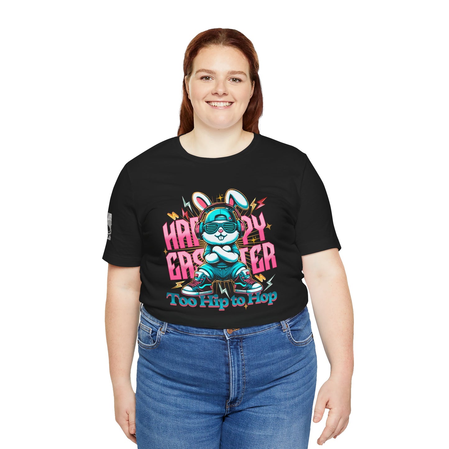 Too Hip to Hop – Cool Bunny Easter T-Shirt