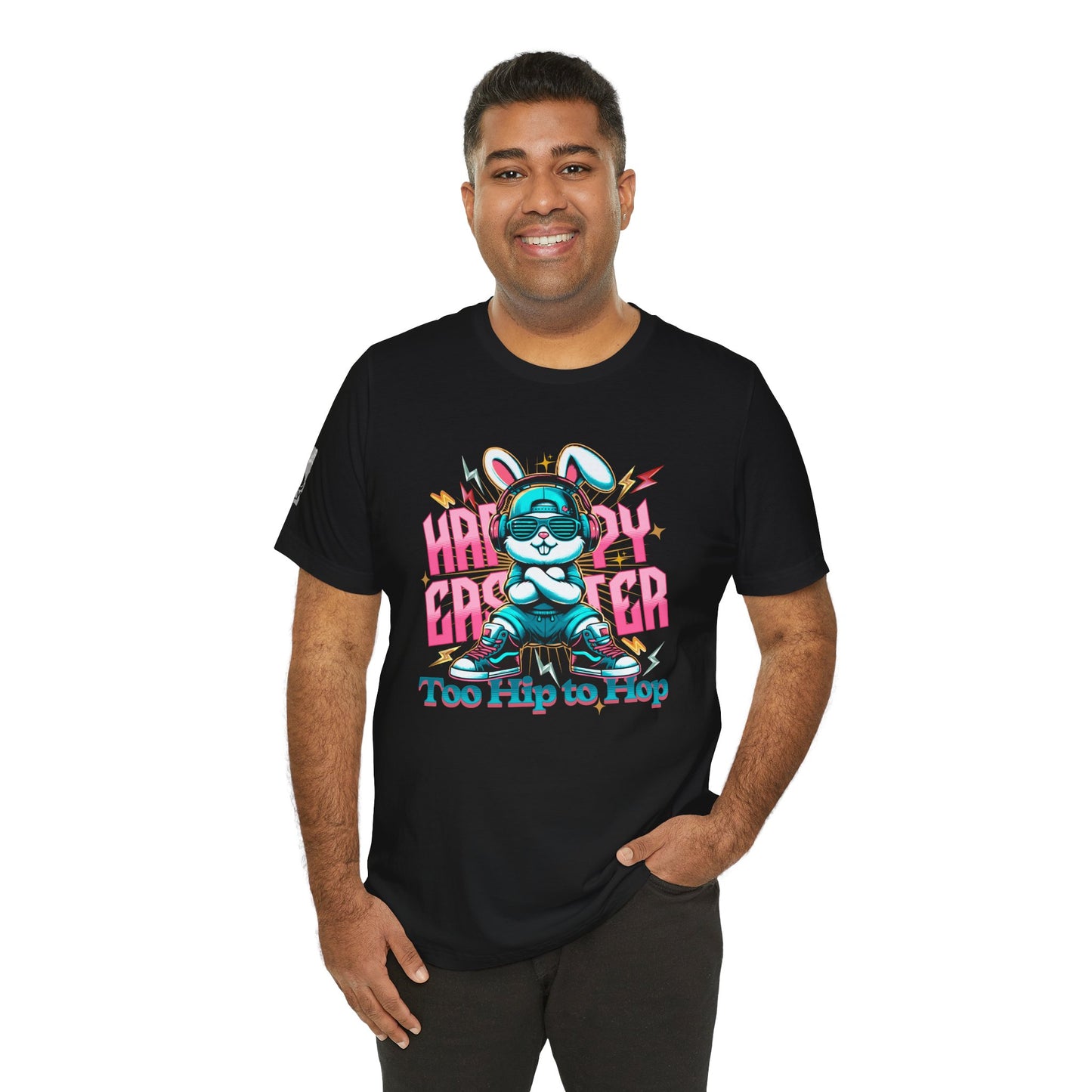 Too Hip to Hop – Cool Bunny Easter T-Shirt