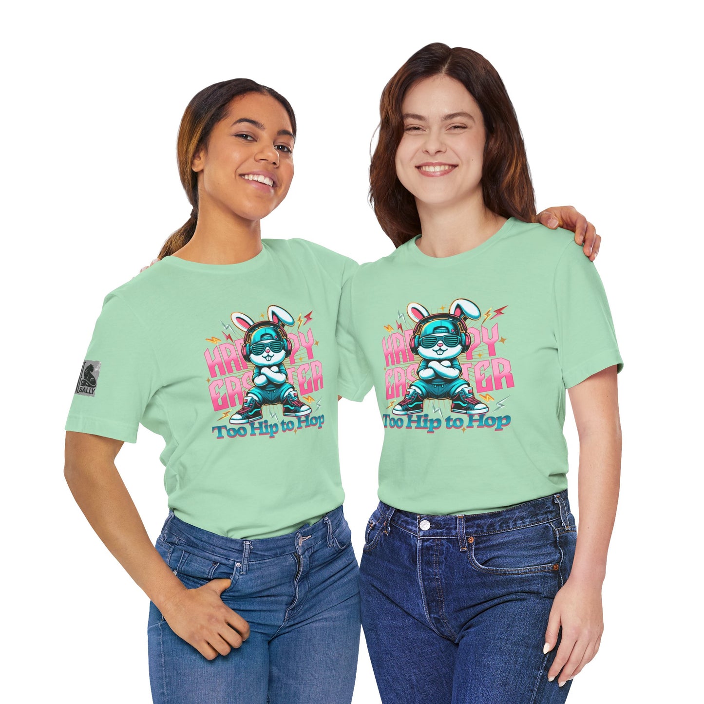 Too Hip to Hop – Cool Bunny Easter T-Shirt