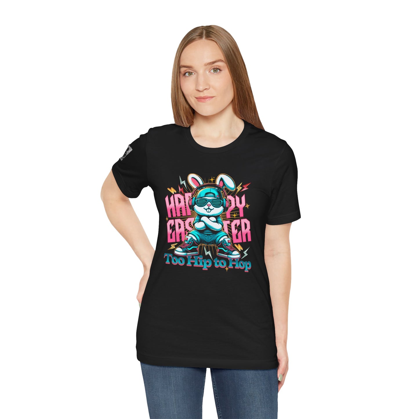 Too Hip to Hop – Cool Bunny Easter T-Shirt
