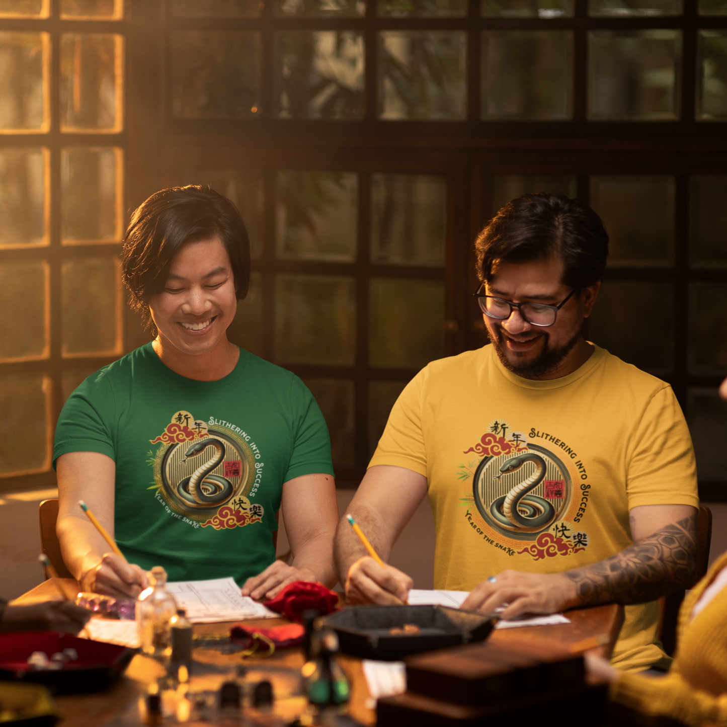 Slithering Into Success – Year of the Snake No.2 White T-Shirt