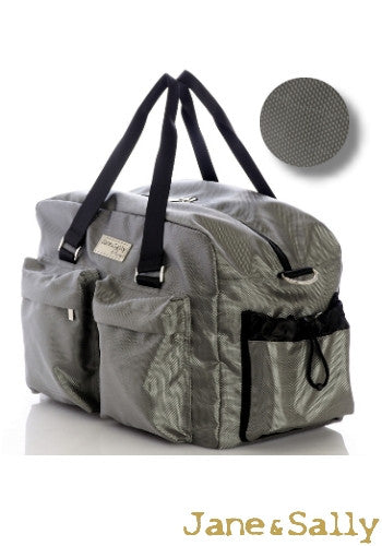 (JaneSally)Minimalist Style Nylon Waterproof Travel Bag Handbag Shoulder Bag With Detachable Strap Cross Body Bag(Moss Crocodile)