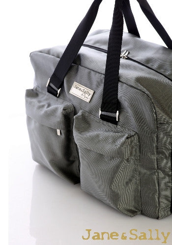 (JaneSally)Minimalist Style Nylon Waterproof Travel Bag Handbag Shoulder Bag With Detachable Strap Cross Body Bag(Moss Crocodile)