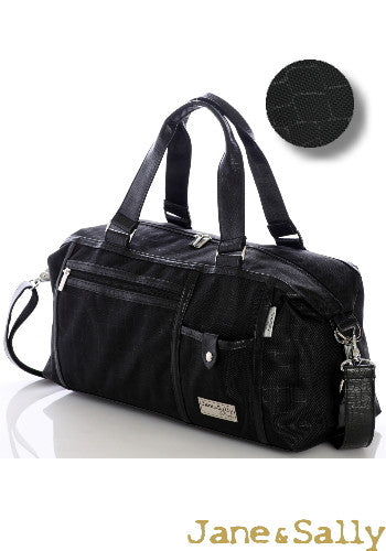 Tote Bag Handbag With Zipper Black Pu Leather Dustproof And