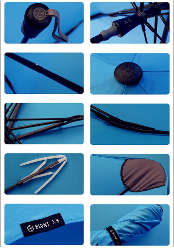 BLUNT™ XS_METRO Wind resistant and Anti-water umbrella Auto-umbrella Folding umbrella Designer brand umbrella(Blue)